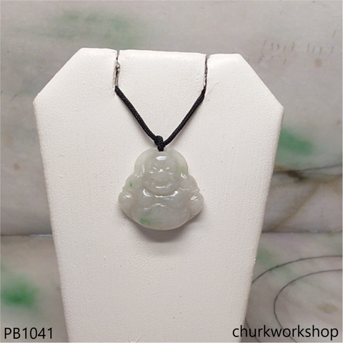 Jade happy Buddha pendant