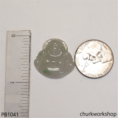 Jade happy Buddha pendant