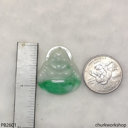 Jade happy Buddha pendant