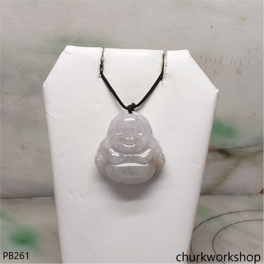 Lavender jade happy Buddha