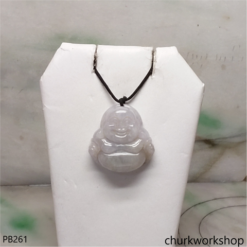 Lavender jade happy Buddha