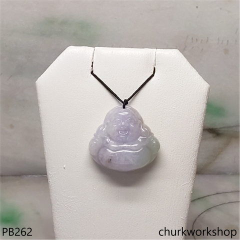 Lavender jade happy Buddha
