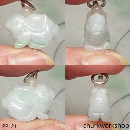 Small jade rabbit pendant
