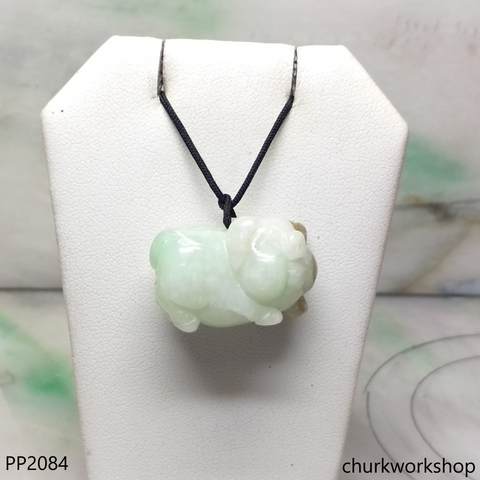 Jade pig pendant