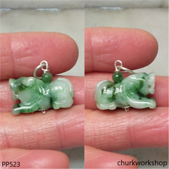 Small jade tiger pendant