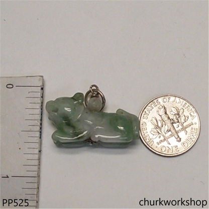 Small jade tiger pendant