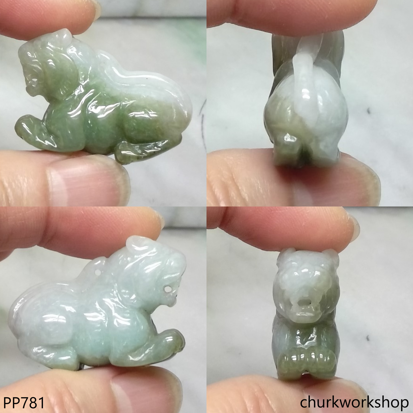 Jade tiger pendant