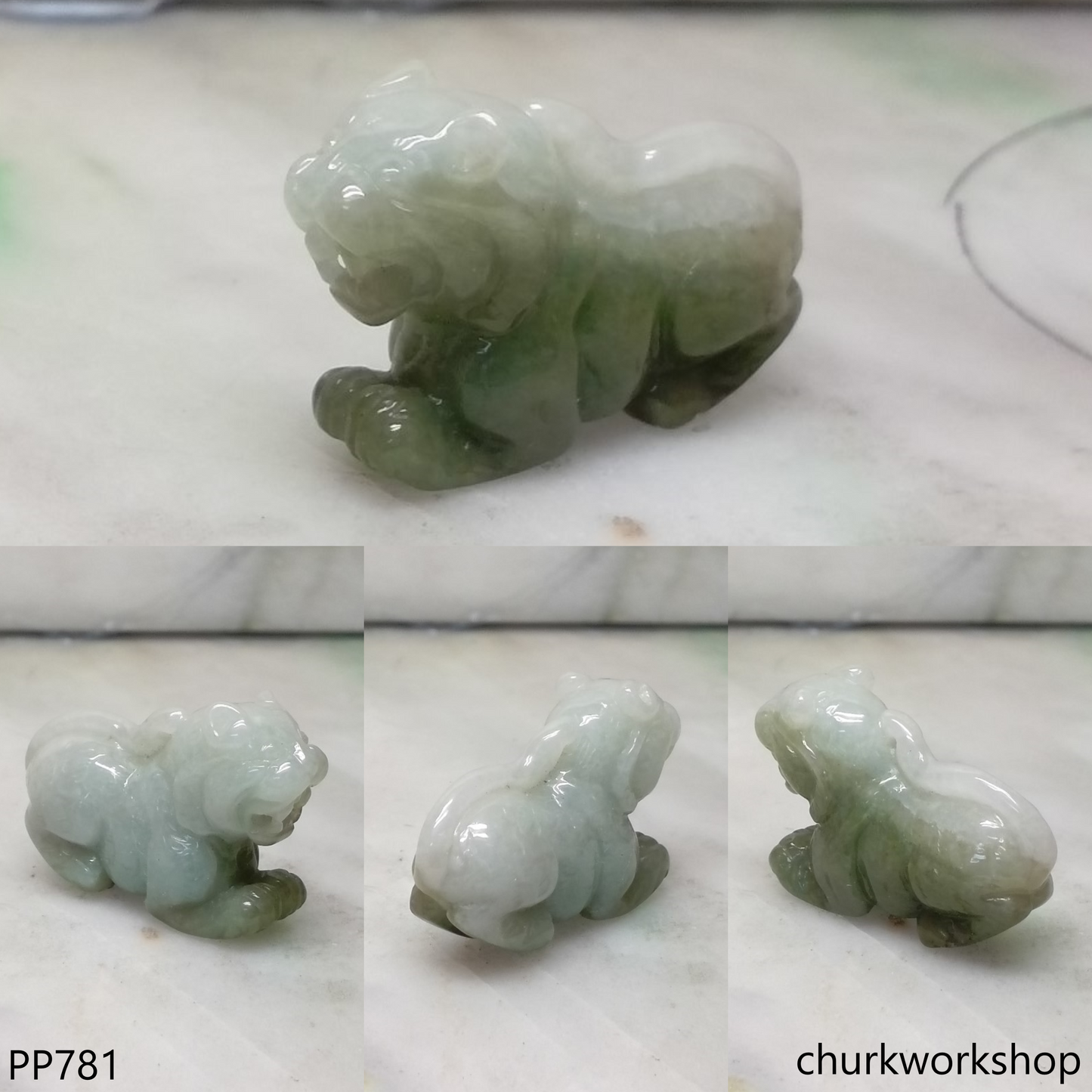 Jade tiger pendant