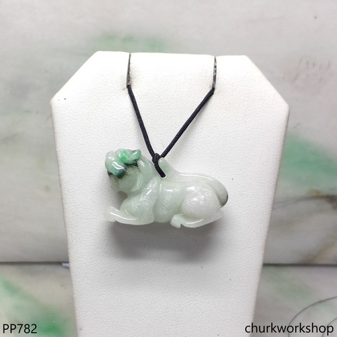 Jade tiger pendant