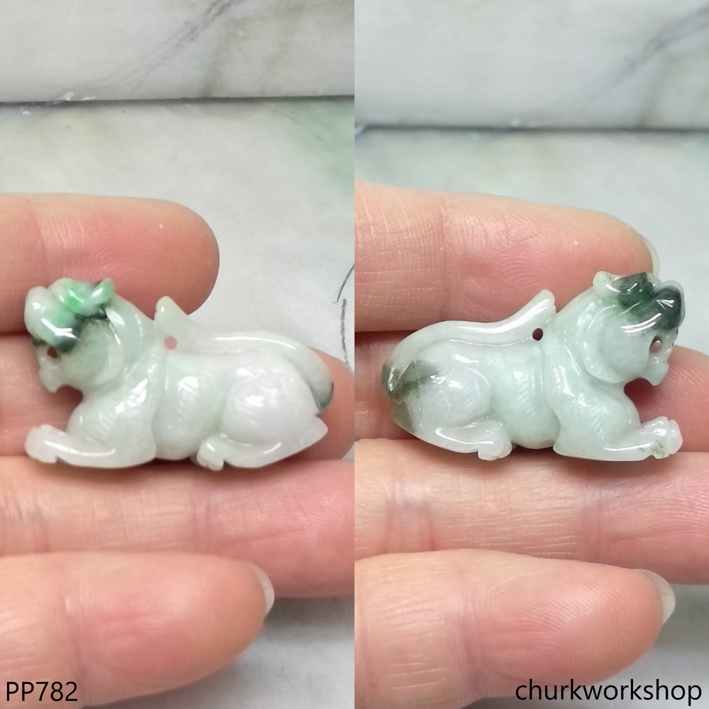 Jade tiger pendant