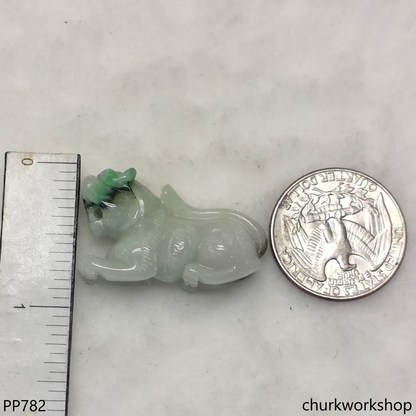 Jade tiger pendant