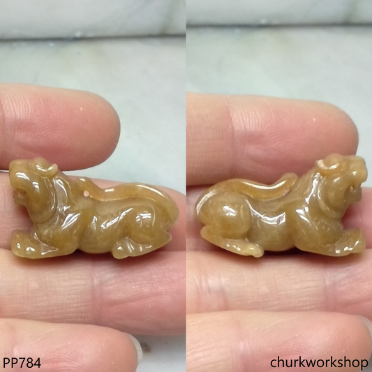 Red jade tiger pendant