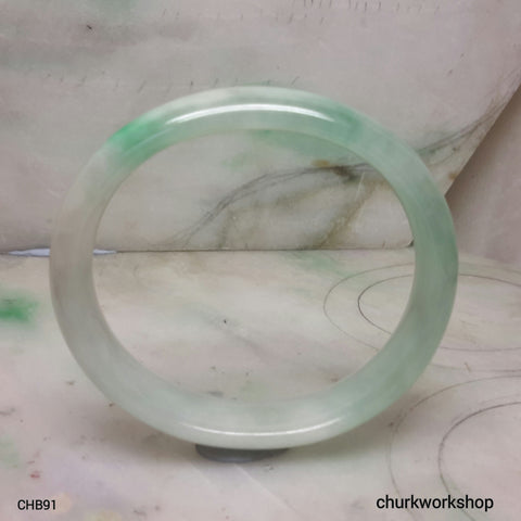 Green jadeite bangle