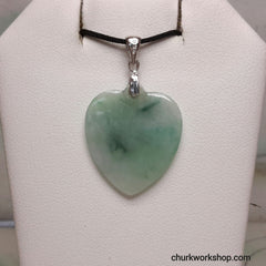 Green jade heart