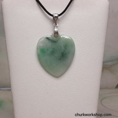 Green jade heart