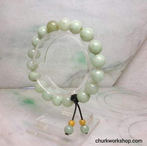 Light green beads bracelet