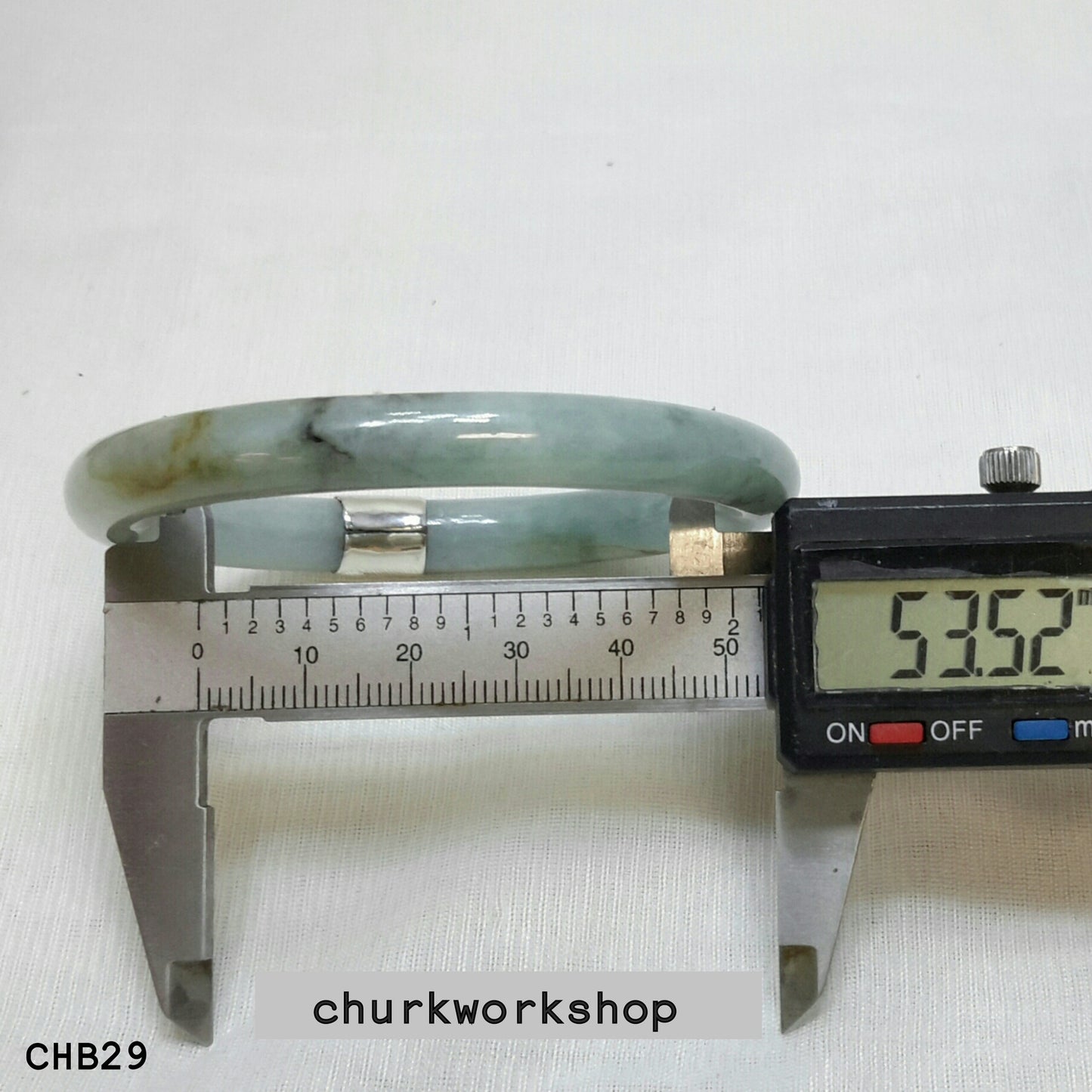 Mixture color jade bangle