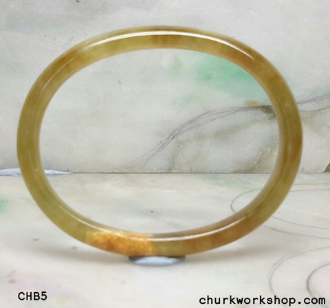 Red jadeite bangle