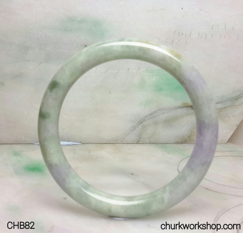 Lavender jade bangle