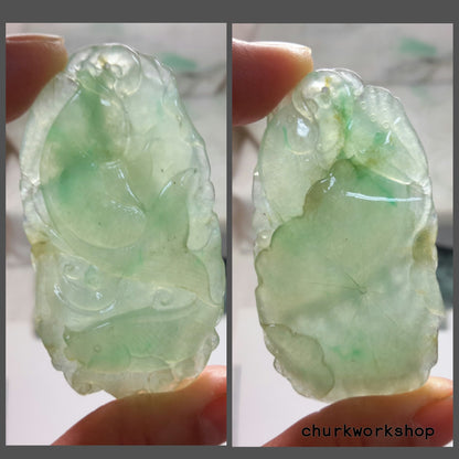 Jade fish pendant