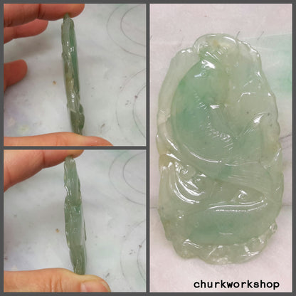 Jade fish pendant