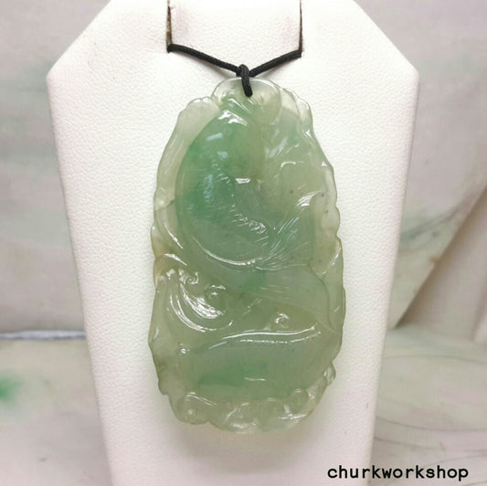 Jade fish pendant