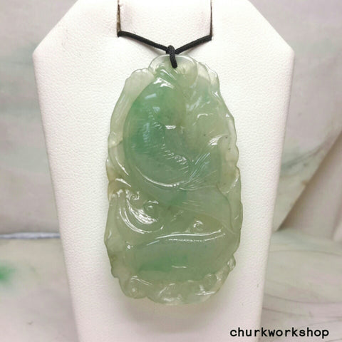 Jade fish pendant