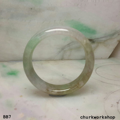 Baby jade bangle, multi color baby jade bangle