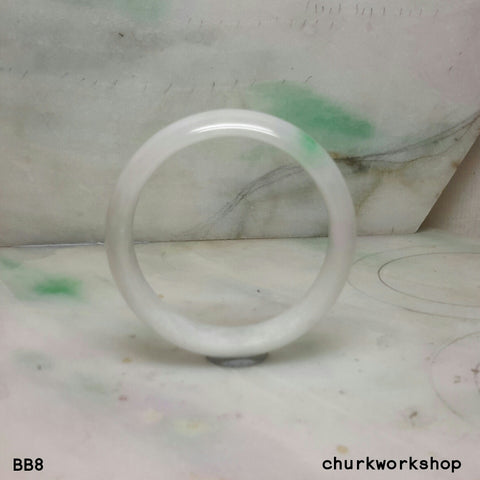 Baby pale lavender jade bangle