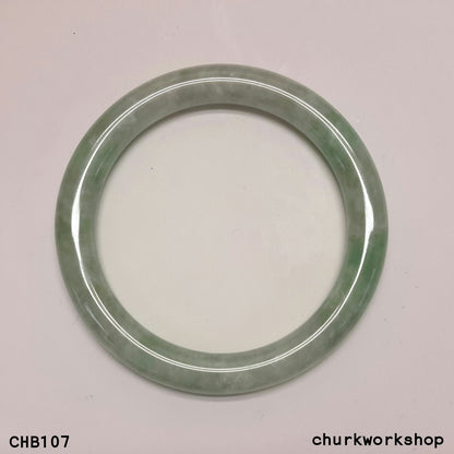 Large light green jade bangle