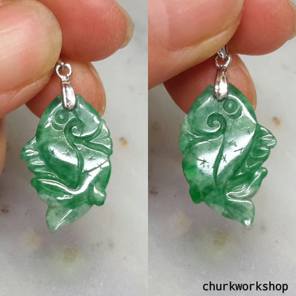 Jade fish pendant