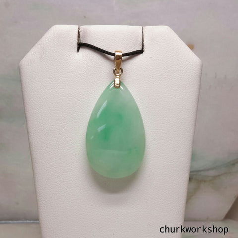 Pear shape jade pendant, jade pendant,