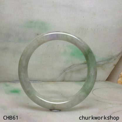 Lavender jade bangle