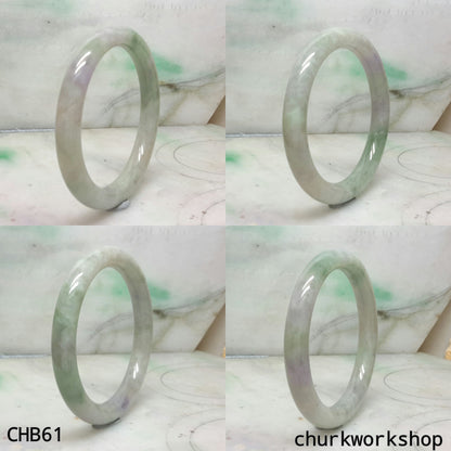 Lavender jade bangle