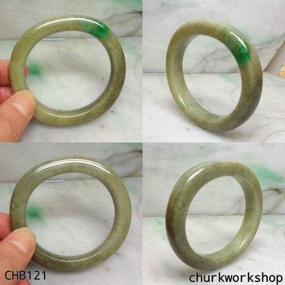 Brown jadeite bangle