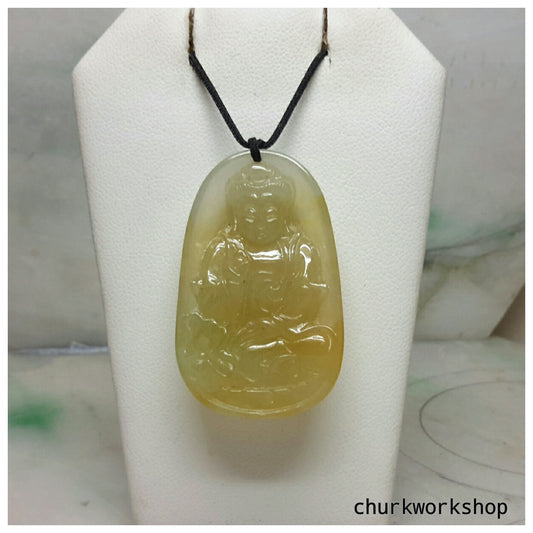 Yellow jade Buddha