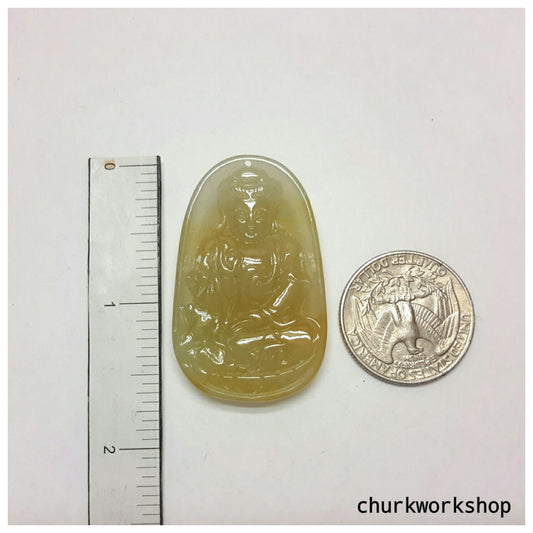 Yellow jade Buddha