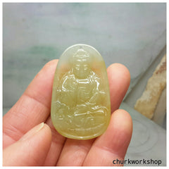 Yellow jade Buddha