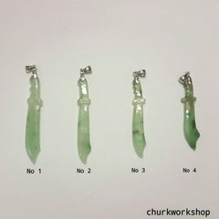 Jade sword pendant, jade carved pendant