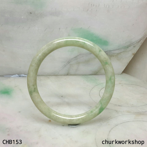 Small light green jade bangle