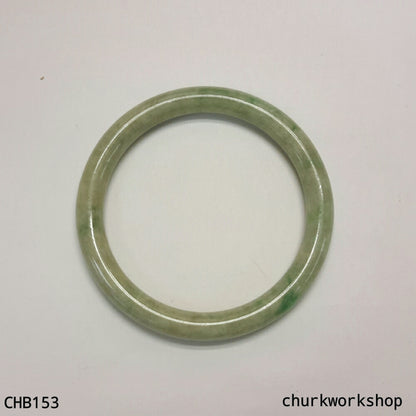 Small light green jade bangle