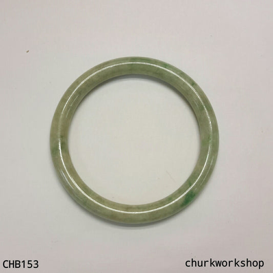 Small light green jade bangle