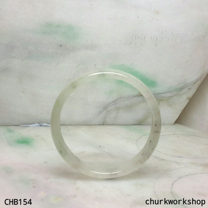 Small icy jade bangle