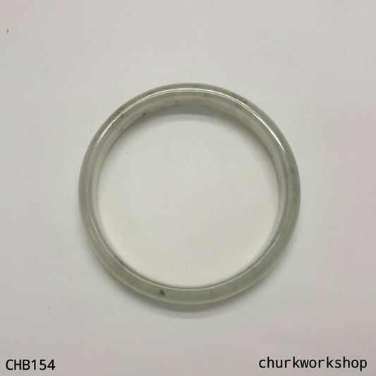 Small icy jade bangle