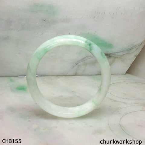 Small light green jade bangle
