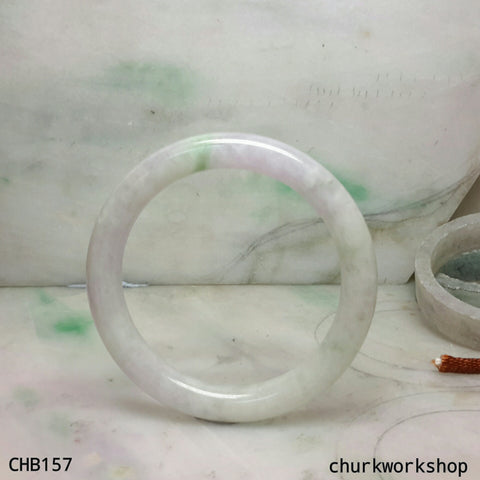 Lavender jade bangle