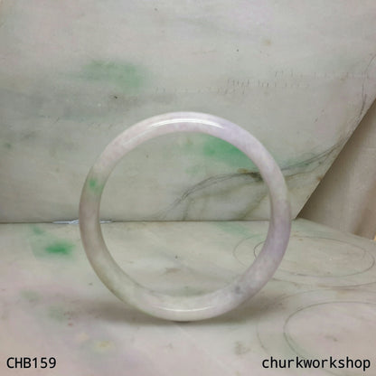 Lavender jade bangle