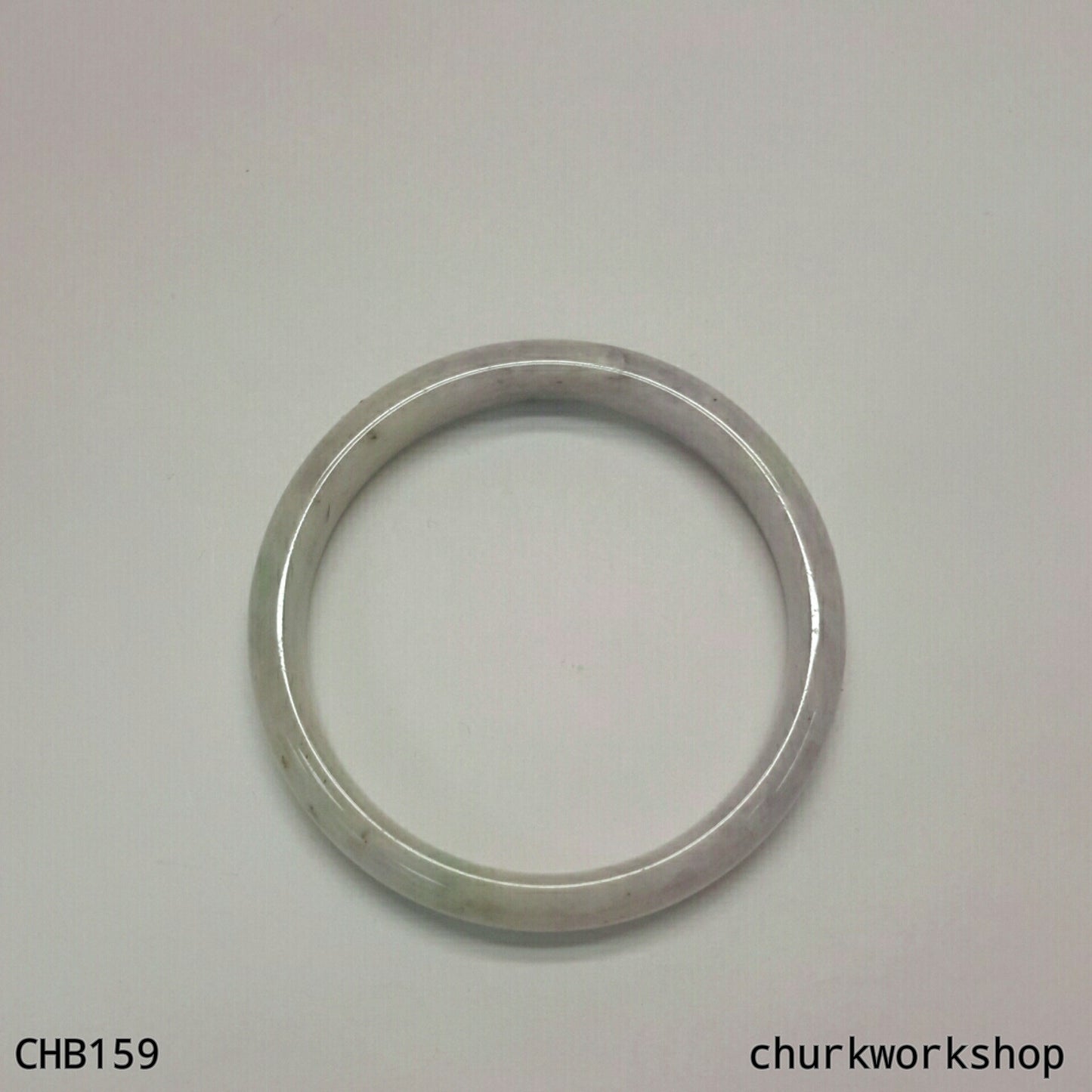 Lavender jade bangle