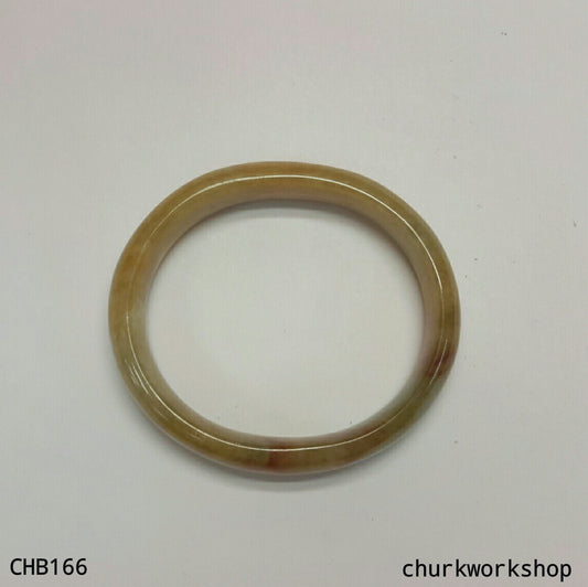 Red jade bangle, jade bangle