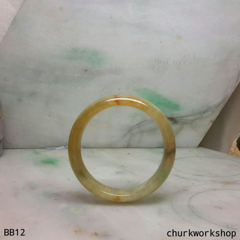 Baby bangle, red jade bangle